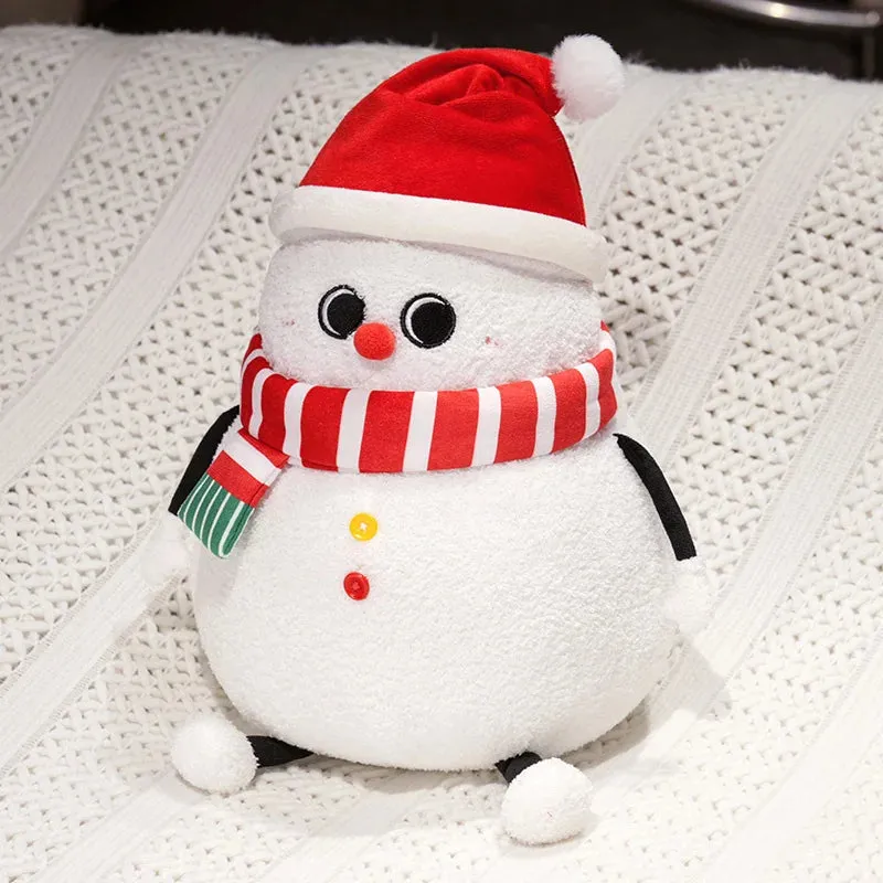 Chubby Christmas Tree Reindeer Santa Claus Snowman Plush Toy Chubby Christmas Tree Reindeer Santa Claus Snowman Plush Toy